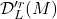 \mathcal{D}'^r_L(M)