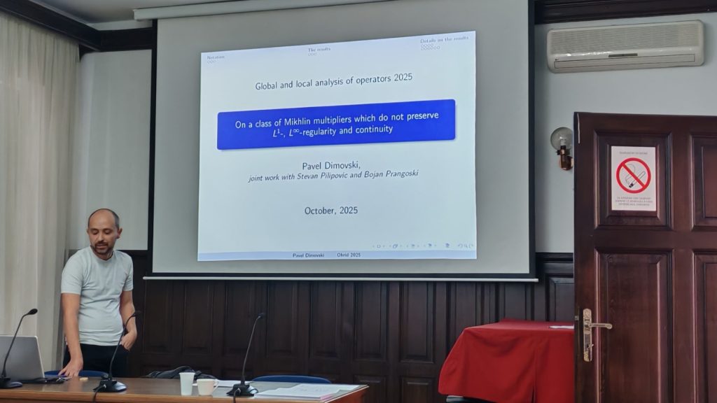 Радионица SOFTA пројекта "Global and local analysis of operators - GOALS2025"